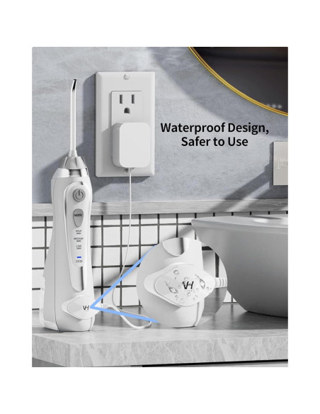 Cargador Magnético VHBW para Irrigador Dental Waterpik WP-560, 1.8m