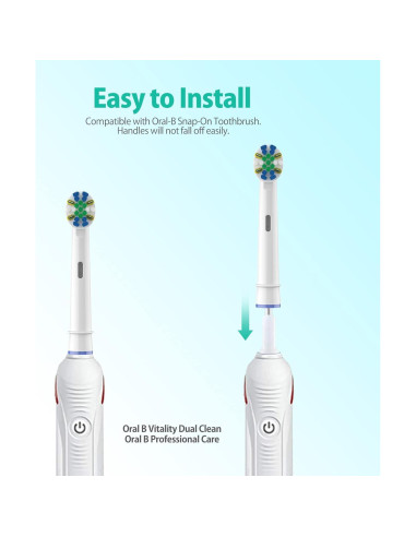 Cabezas de Cepillo de Dientes FDMDAF para Oral-B - 8 Paquetes