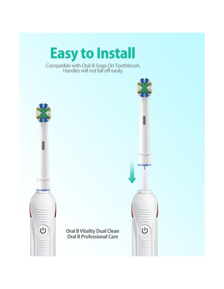 Cabezas de Cepillo de Dientes FDMDAF para Oral-B - 8 Paquetes