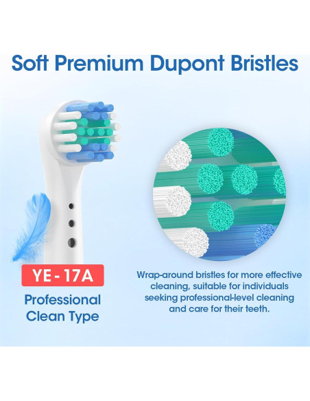 24 Cabezas de Cepillo de Dientes Repuesto Oral-B Limpieza Profesional