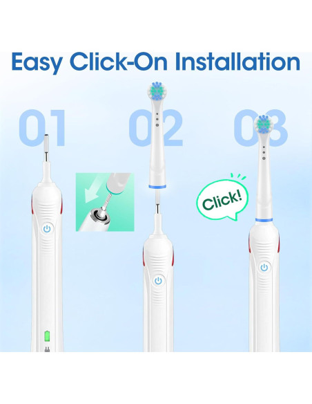 24 Cabezas de Cepillo de Dientes Repuesto Oral-B Limpieza Profesional