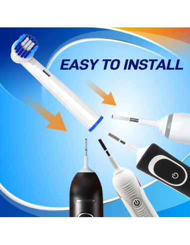 Cabezas de Cepillo de Dientes Eléctrico Mcuy - 10 Unidades Compatibles con Bitvae R1/R2 y Oral-B