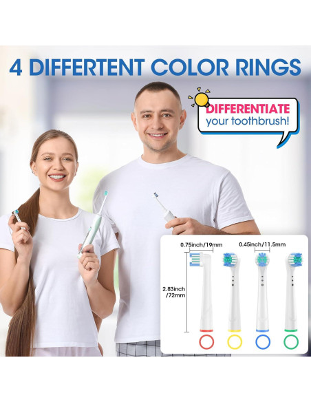 24 Cabezas de Cepillo de Dientes Repuesto Oral-B Limpieza Profesional