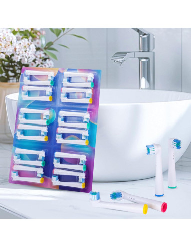 24 Cabezas de Cepillo de Dientes Repuesto Oral-B Limpieza Profesional