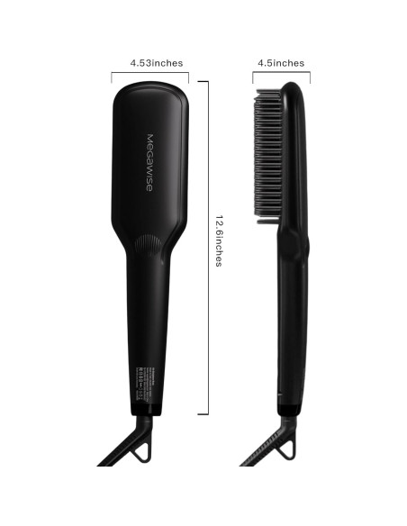 Cepillo Alisador de Cabello MEGAWISE KL-1025 Cerámico 232C