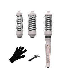 Cepillo Térmico 3 en 1 K&K con Calentamiento Rápido 30s