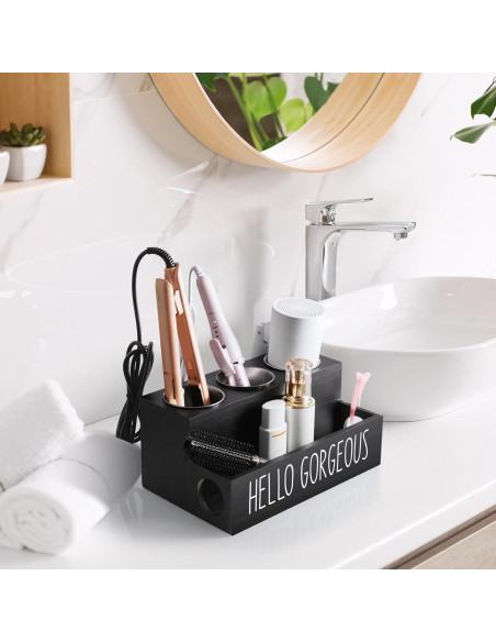 Organizador de Herramientas para Cabello Bivvclaz Negro 29.5x17.8 cm