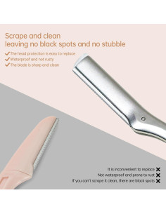 Cuchillas de Repuesto para Afeitadora Facial Tweezerman - 12 Unidades 2