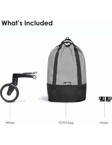 Bolsa de Almacenamiento Babyzen YOYO Gris - Soporta 10 kg