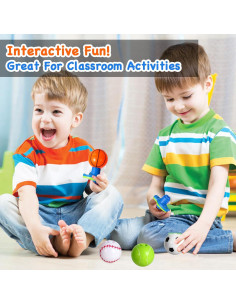 Paquete de 10 Tops Giratorios LED Iluminados Faqgyx 2