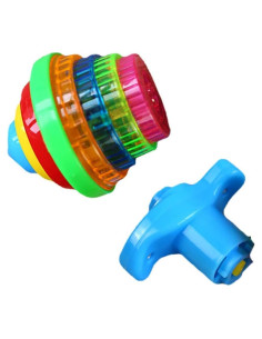 Trompo Giroscópico Iluminado PurYupearl - Multicolor LED 2.54cm