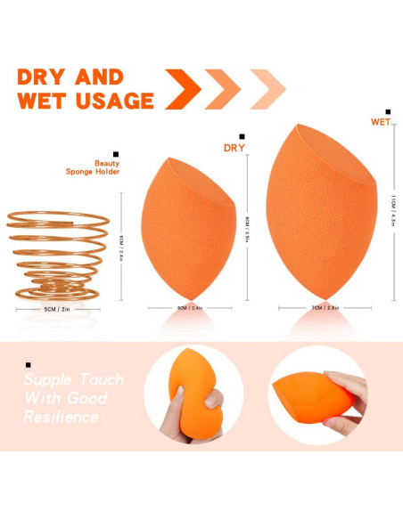 Esponja de Belleza Grande ZerzSemp 11cm Jumbo para Maquillaje