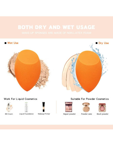 Esponja de Belleza Grande ZerzSemp 11cm Jumbo para Maquillaje