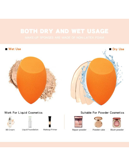 Esponja de Belleza Grande ZerzSemp 11cm Jumbo para Maquillaje