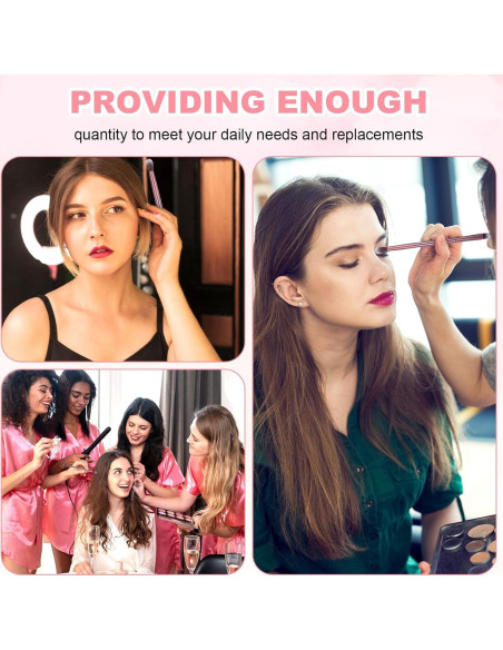 12 Brochas de Maquillaje 2 en 1 LLOUSSAK para Sombra de Ojos