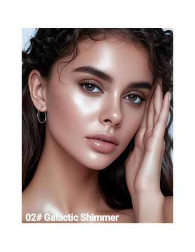 Iluminador Facial Erinde Shimmer 02 Galactic Shimmer 70g