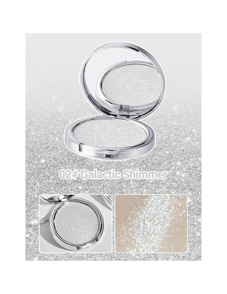 Iluminador Facial Erinde Shimmer 02 Galactic Shimmer 70g