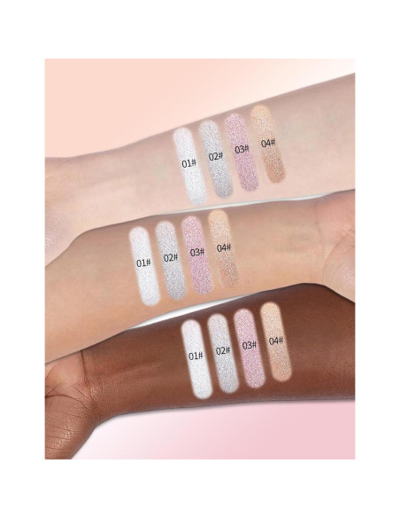 Iluminador Facial Erinde Shimmer 02 Galactic Shimmer 70g