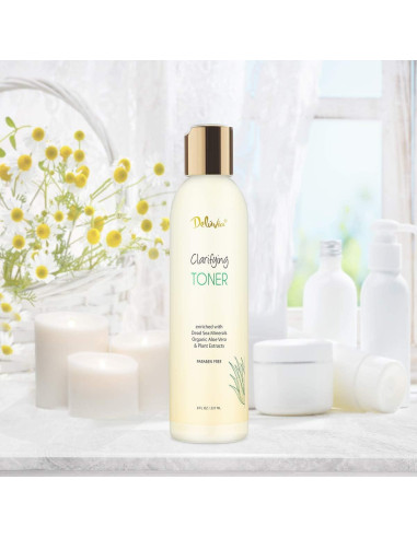 Tónico Aclarador Deluvia 284g Hidratante Facial Sin Alcohol