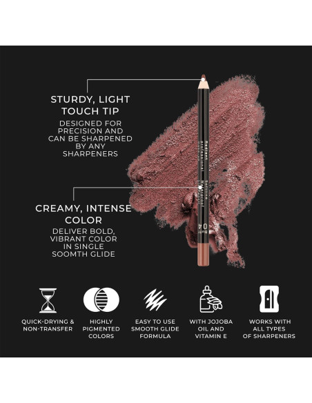 Delineador de Labios Impermeable Radiant 1.20g - Color Vino