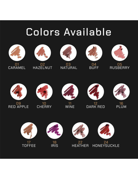 Delineador de Labios Impermeable Radiant 1.20g - Color Vino