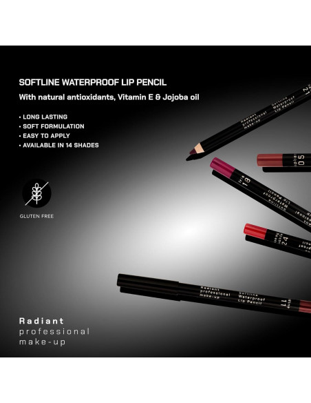 Delineador de Labios Impermeable Radiant 1.20g - Color Vino