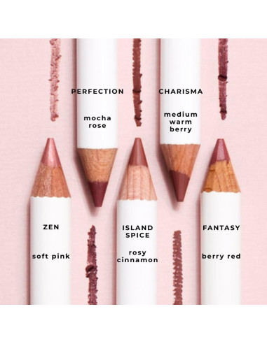 Delineador de Labios Honeybee Gardens Rosa Mocha 1.13 g Vegano