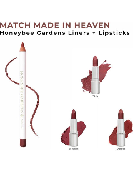 Delineador de Labios Honeybee Gardens Rosa Mocha 1.13 g Vegano