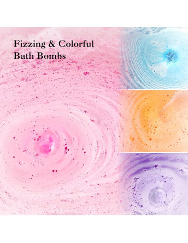 Bombas de Baño Elfinbay para Niños - 9 Piezas con Pulseras