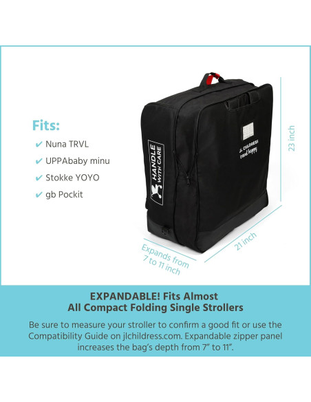 Bolsa de Viaje Acolchada J.L. Childress para Cochecito Compacto