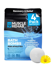 Bombas de Baño Muscle Rehab con Arnica y Eucalipto - 4 Paquete 2