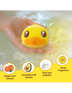Caja de Regalo Bombas de Baño Pato Amarillo PURITY BABE 2