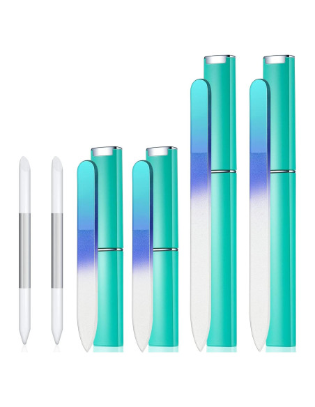 Juego de Limaduras de Uñas de Cristal Mudder 6 Piezas