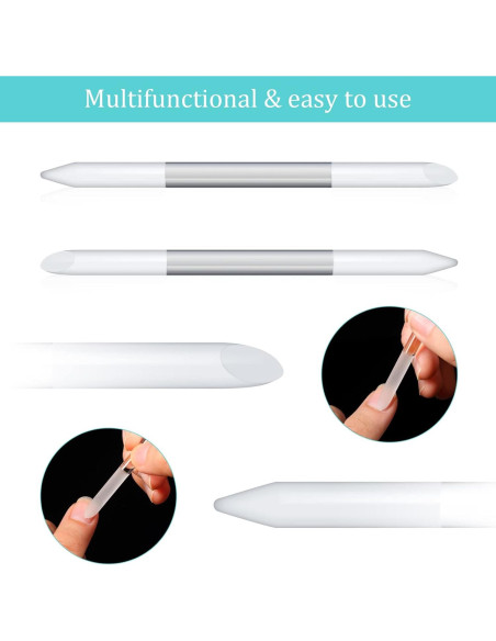 Juego de Limaduras de Uñas de Cristal Mudder 6 Piezas