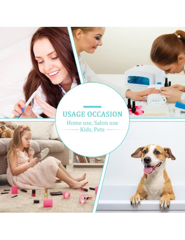 Juego de Limaduras de Uñas de Cristal Mudder 6 Piezas