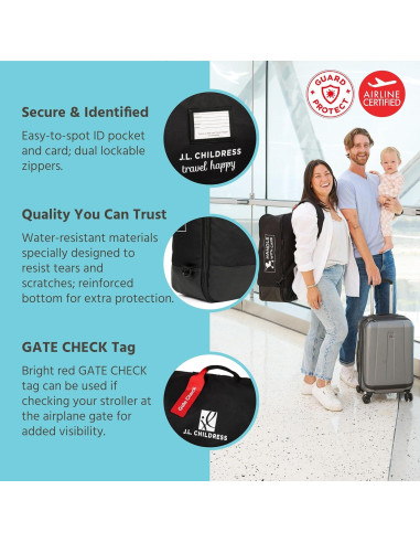 Bolsa de Viaje Acolchada J.L. Childress para Cochecito Compacto