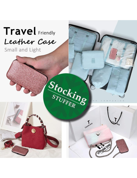 Kit de Manicura HANTEKAS 5 Piezas Acero Inoxidable Negro-Oro Rosa