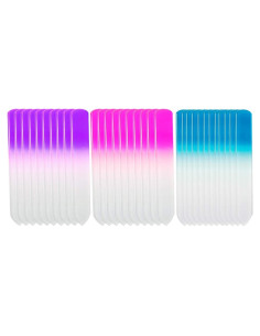 Archivos de Uñas de Cristal SIUSIO 30PK para Uñas Naturales