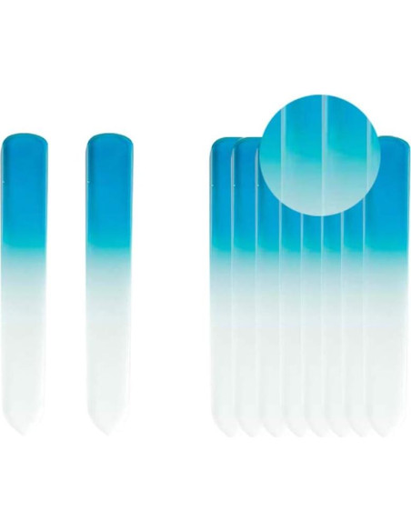 Archivos de Uñas de Cristal SIUSIO 30PK para Uñas Naturales