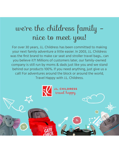 Bolsa de Viaje Acolchada J.L. Childress para Cochecito Compacto