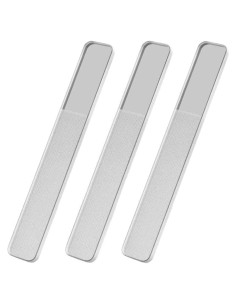 Juego de 3 limas de vidrio Bojkxup para uñas naturales