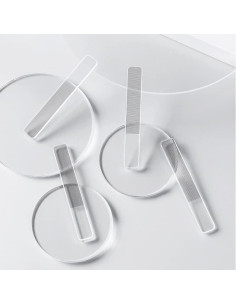 Juego de 3 limas de vidrio Bojkxup para uñas naturales 2