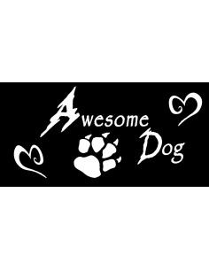 Lima de Uñas de Cristal Grande Awesome Dog 16.5 cm Doble Cara 2