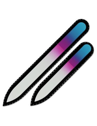 Set de 2 Limpiadores de Uñas de Vidrio Mont Bleu - Azul Púrpura