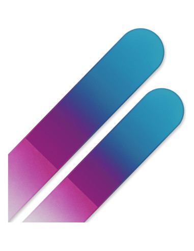 Set de 2 Limpiadores de Uñas de Vidrio Mont Bleu - Azul Púrpura