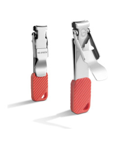 Cortauñas Plegable MR.GREEN Rojo Acero Inoxidable Portátil