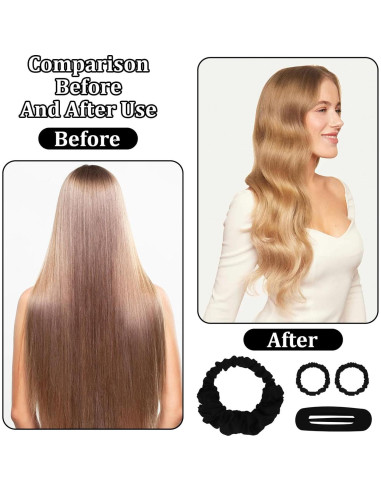 Rizadores Sin Calor CUBACO para Cabello Largo - Set Completo