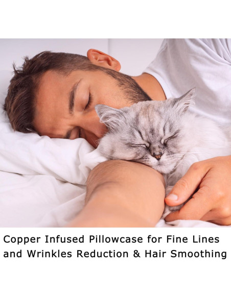 Funda de Almohada Anti Acné Seda Vegana Queen Beige 50.8x76.2cm