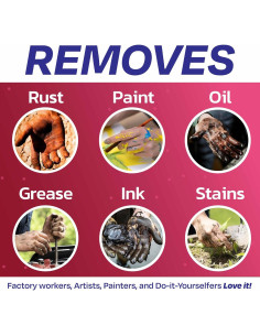 Jabón de Mano Industrial Banner 1.89L - Limpiador Grueso 2