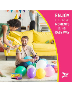 Bomba de Globo Manual COZY GREENS - Paquete de 2, Ergonomía 2